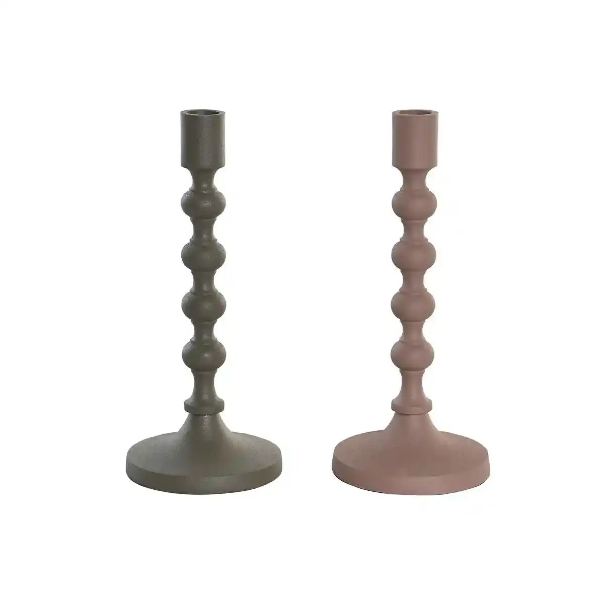 Bougeoir dkd home decor 10 5 x 10 5 x 23 5 cm rose aluminium vert 2 unites _4316. Bienvenue chez DIAYTAR COTE D'IVOIRE - Où Chaque Achat est un Geste d'Amour. Découvrez notre sélection minutieuse et choisissez des articles qui témoignent de votre passion.