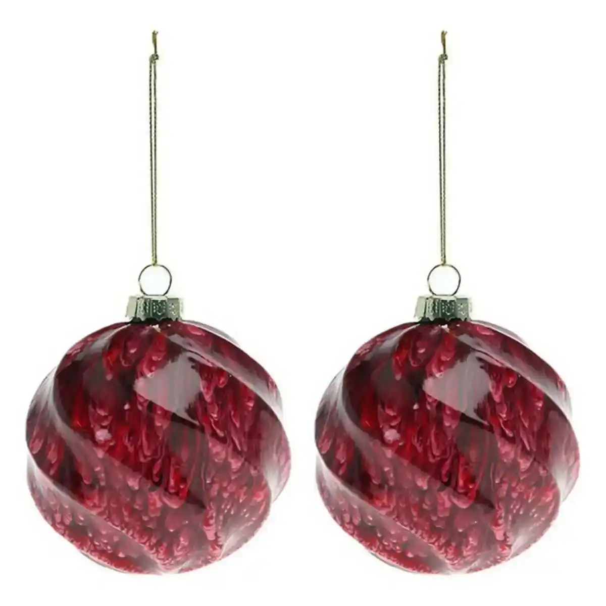 Boules de noel 2 pcs 112537_8706. DIAYTAR COTE D'IVOIRE - Là où Chaque Produit est une Trouvaille Unique. Découvrez notre boutique en ligne et trouvez des articles qui vous distinguent par leur originalité.
