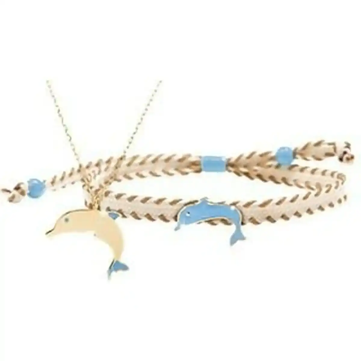 Bracelet femme lebebe collier dauphin_7320. DIAYTAR COTE D'IVOIRE - Où la Tradition Renouvelée Rencontre l'Innovation. Explorez notre gamme de produits qui fusionnent l'héritage culturel avec les besoins contemporains.