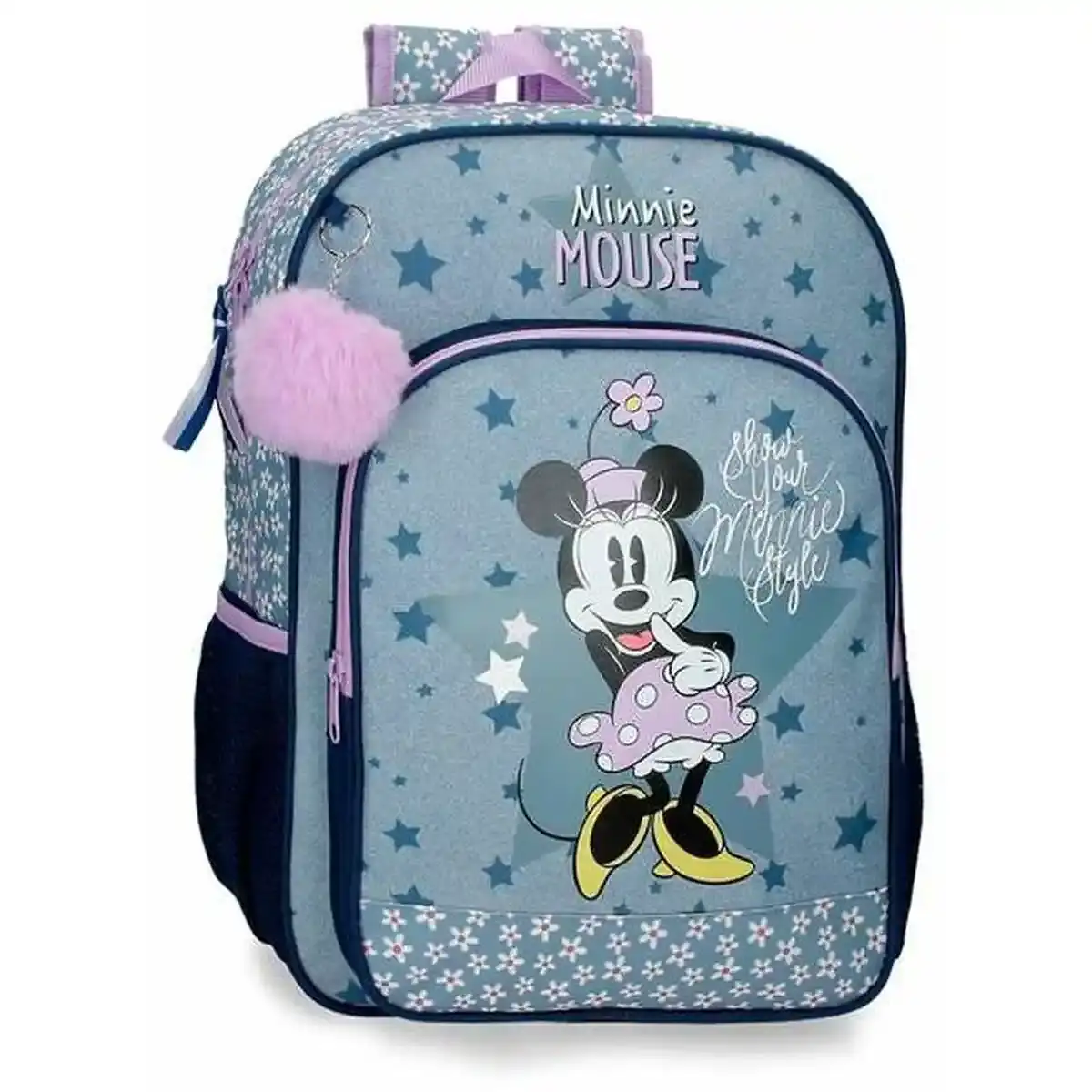 Cartable Joumma Minnie Mouse Style Bleu 30 x 40 x 13 cm S'adapte au sac à dos trolley. SUPERDISCOUNT FRANCE