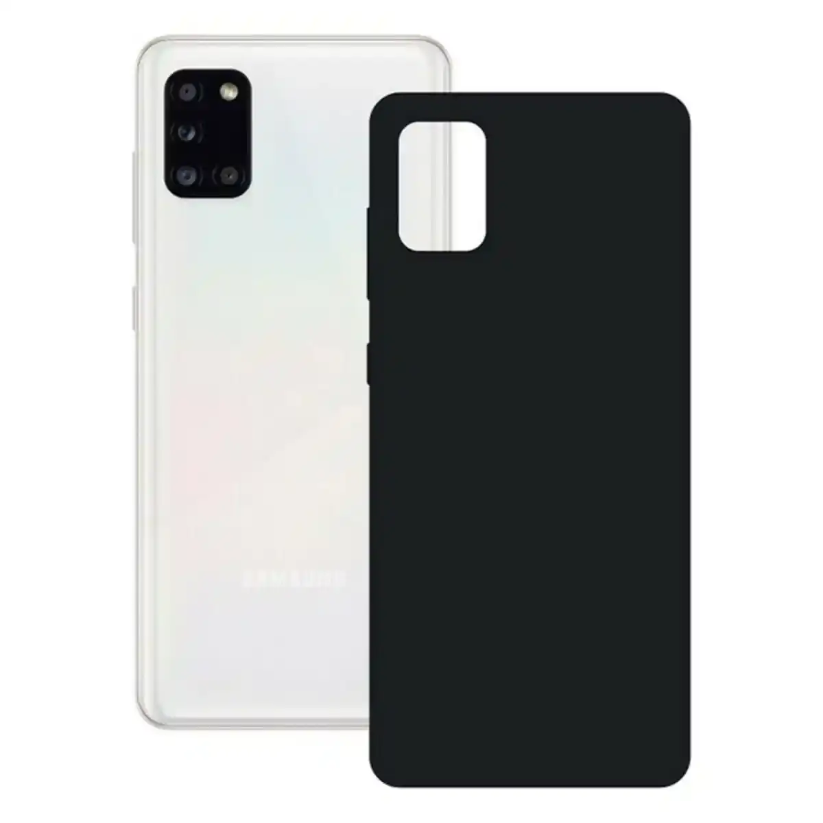 Coque samsung galaxy a31 ksix soie noir_9044. DIAYTAR COTE D'IVOIRE - L'Art de Vivre avec Authenticité. Explorez notre gamme de produits artisanaux et découvrez des articles qui apportent une touche unique à votre vie.