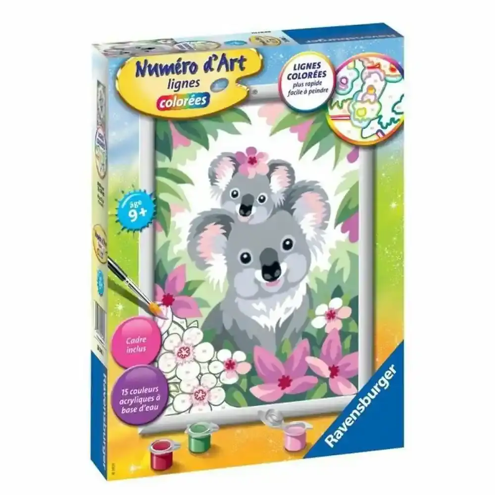 Images à colorier dans Ravensburger Mama Koala et son bébé. SUPERDISCOUNT FRANCE