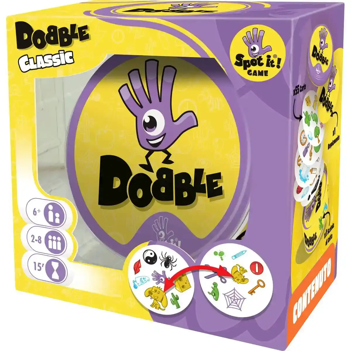 Jeu de société Asmodee Dobble (IT) (Reconditionné A). SUPERDISCOUNT FRANCE