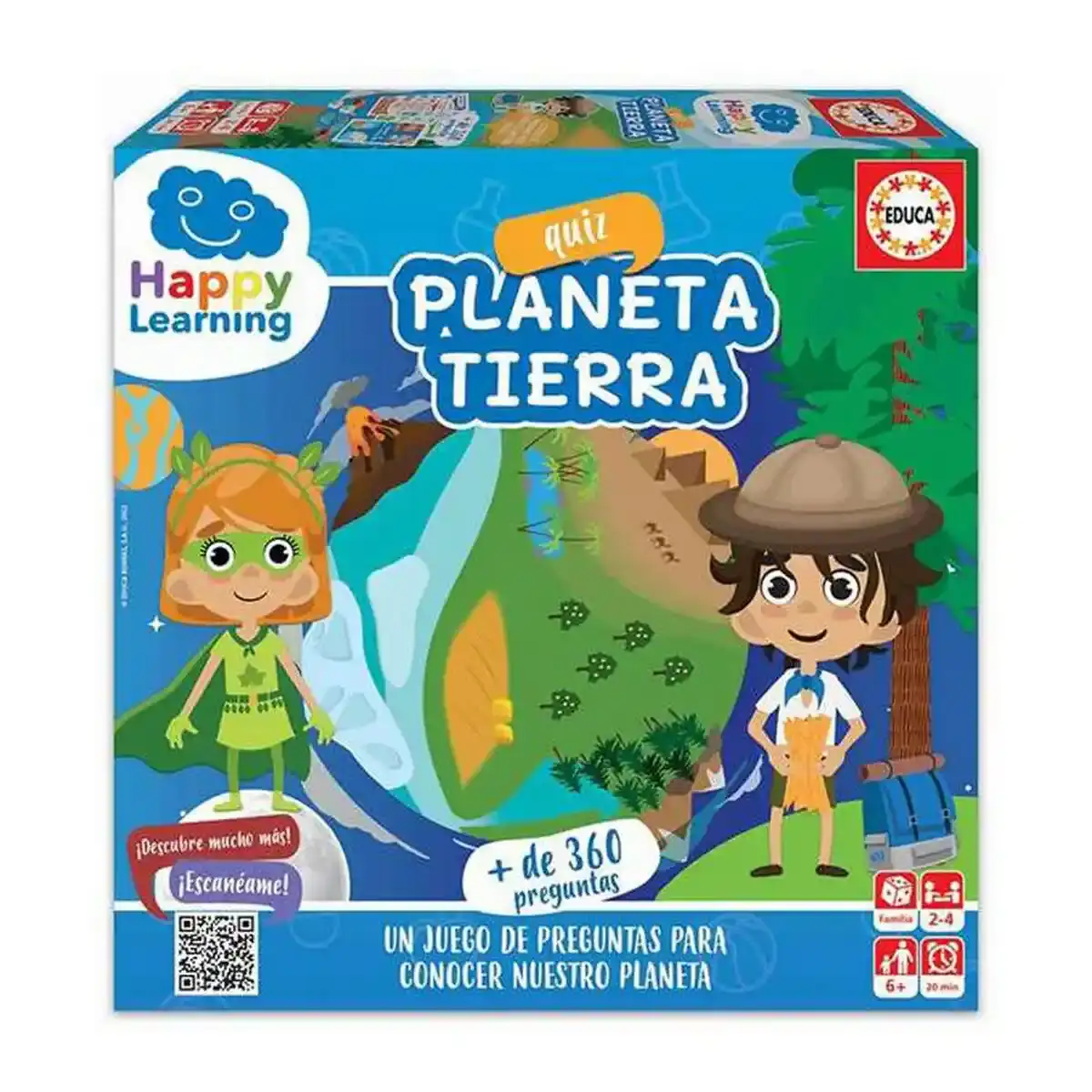 Jeu éducatif Educa Happy Learning Quiz La Tierra 117 Pièces. SUPERDISCOUNT FRANCE
