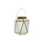 Lanterne dkd home decor cristal laiton dore 18 x 20 x 23 cm _2870. DIAYTAR COTE D'IVOIRE - Là où Chaque Produit a son Histoire. Découvrez notre gamme de produits, chacun portant en lui le récit de l'artisanat et de la passion, pour vous offrir une expérience de shopping authentique.