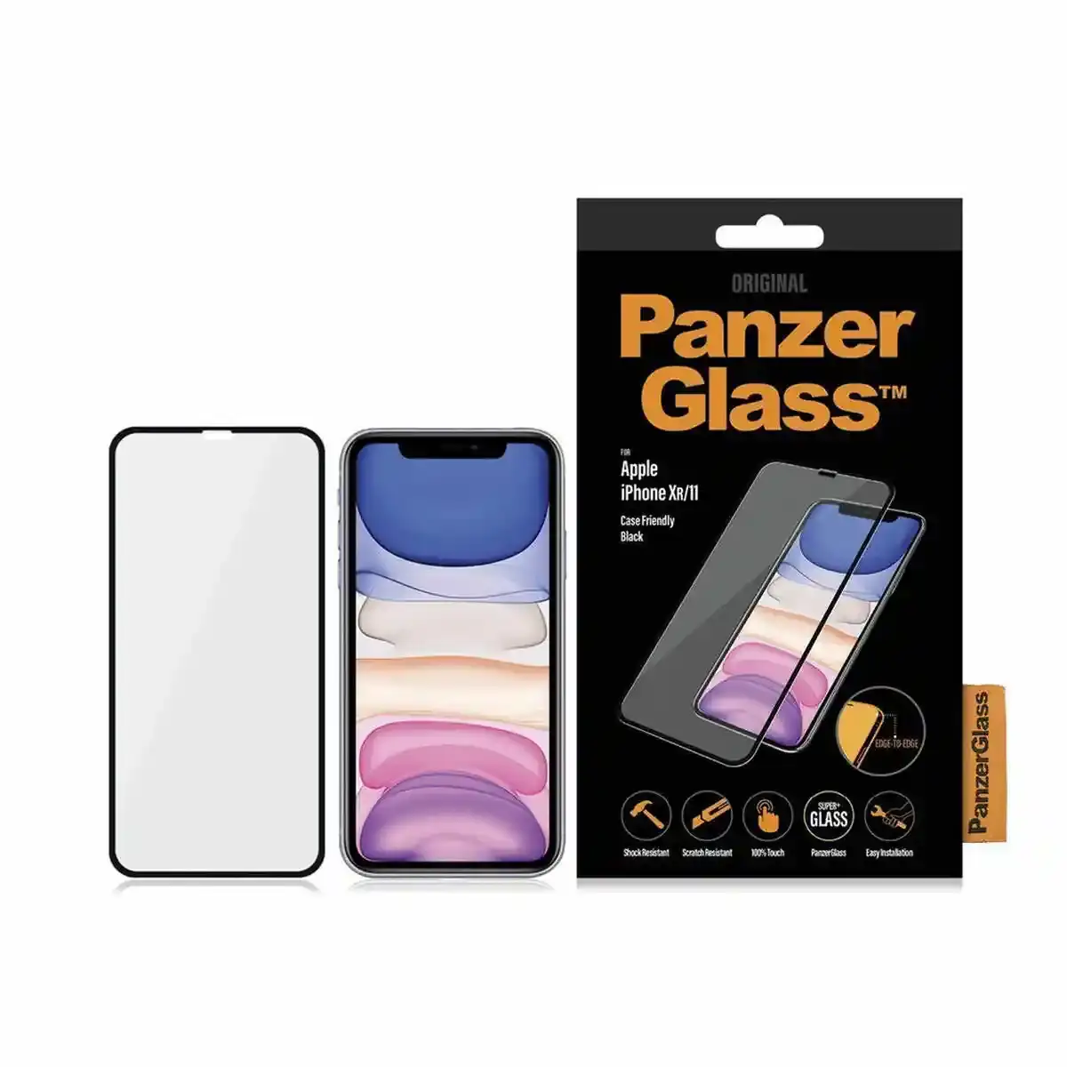 Protecteur d'écran en verre trempé Panzer Glass 2665 Iphone XR iPhone 11. SUPERDISCOUNT FRANCE