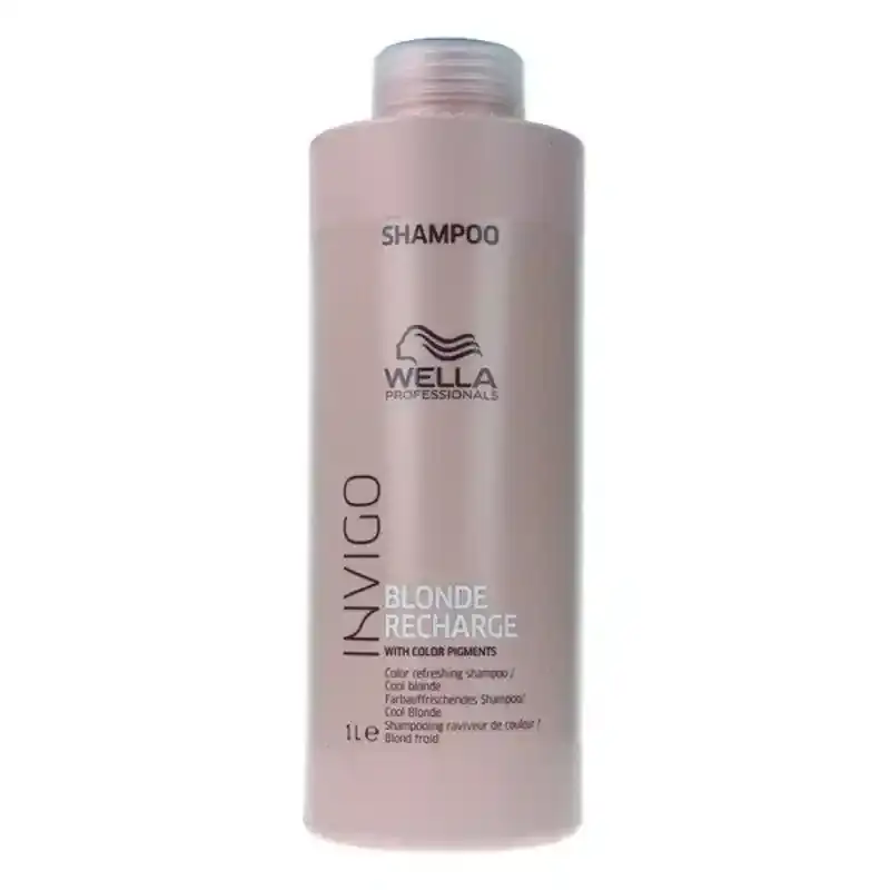Shampooing pour cheveux blonds ou grisonnants invigo blonde recharge wella 1000 ml _7667. DIAYTAR COTE D'IVOIRE - Là où le Chic Rencontre la Tradition. Naviguez à travers notre catalogue et choisissez des produits qui équilibrent l'élégance intemporelle et l'innovation moderne.