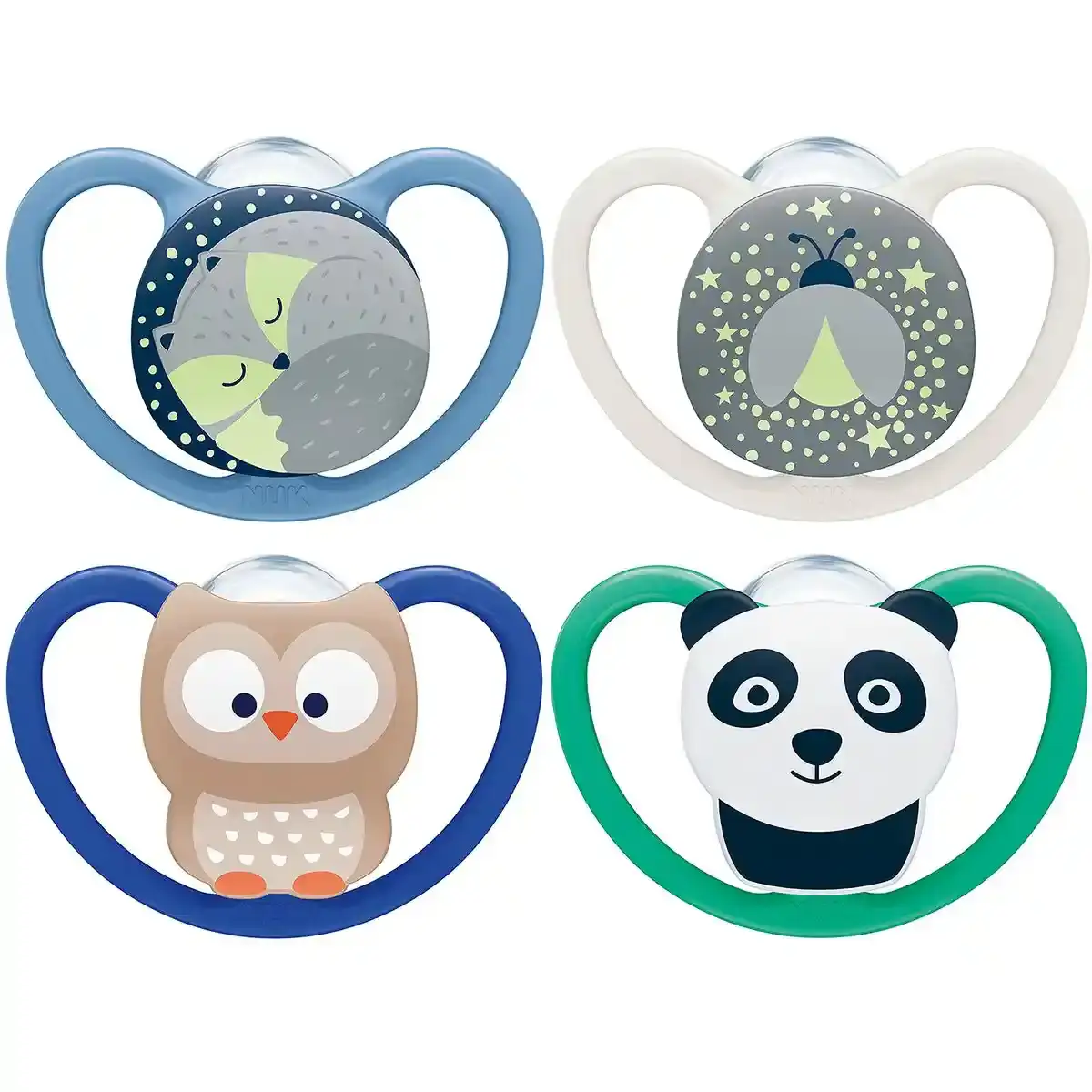 Sucette Nuk Space Glow In The Dark Sans BPA (Reconditionné A+). SUPERDISCOUNT FRANCE