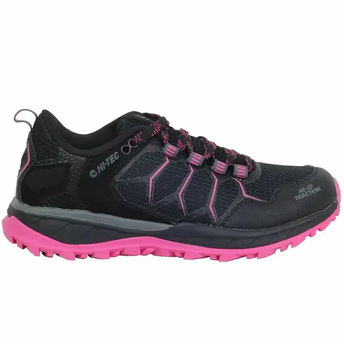 Baskets Sport Femme Hi-Tec Ultra Terra Fuchsia Noir. SUPERDISCOUNT FRANCE