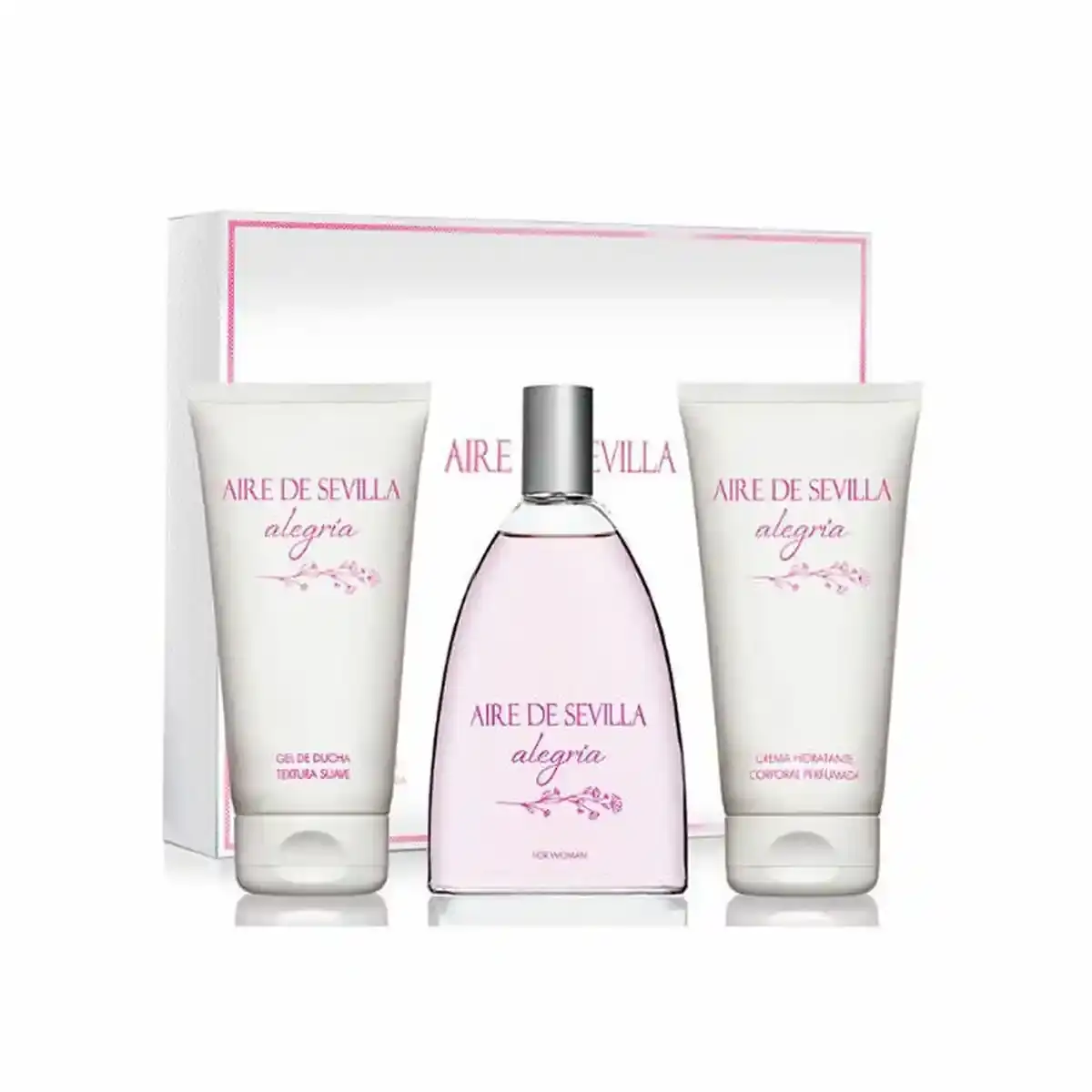 Coffret de parfum femme aire sevilla alegria 3 pieces_5461. DIAYTAR COTE D'IVOIRE - Là où Choisir est un Acte d'Amour pour la Culture Côte d'Ivoireaise. Explorez notre gamme et choisissez des produits qui célèbrent la richesse de notre patrimoine.