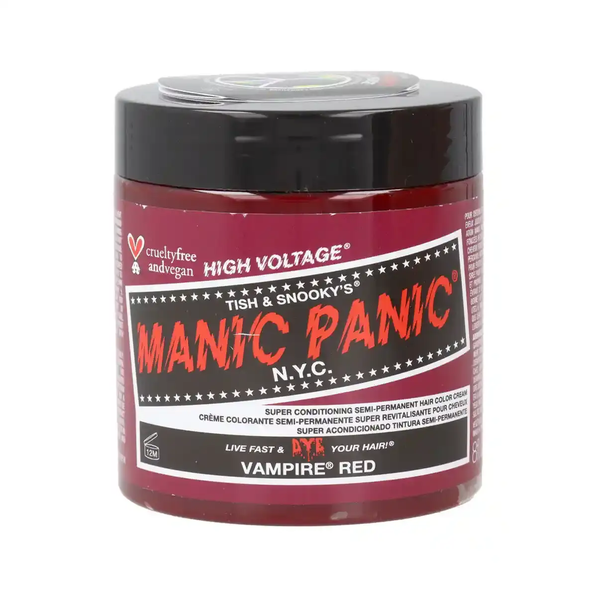 Colorant semi permanent manic panic panic high rouge vegan 237 ml _6936. Découvrez DIAYTAR COTE D'IVOIRE - Là où le Choix Rencontre la Qualité. Parcourez notre gamme diversifiée et choisissez parmi des produits conçus pour exceller dans tous les aspects de votre vie.