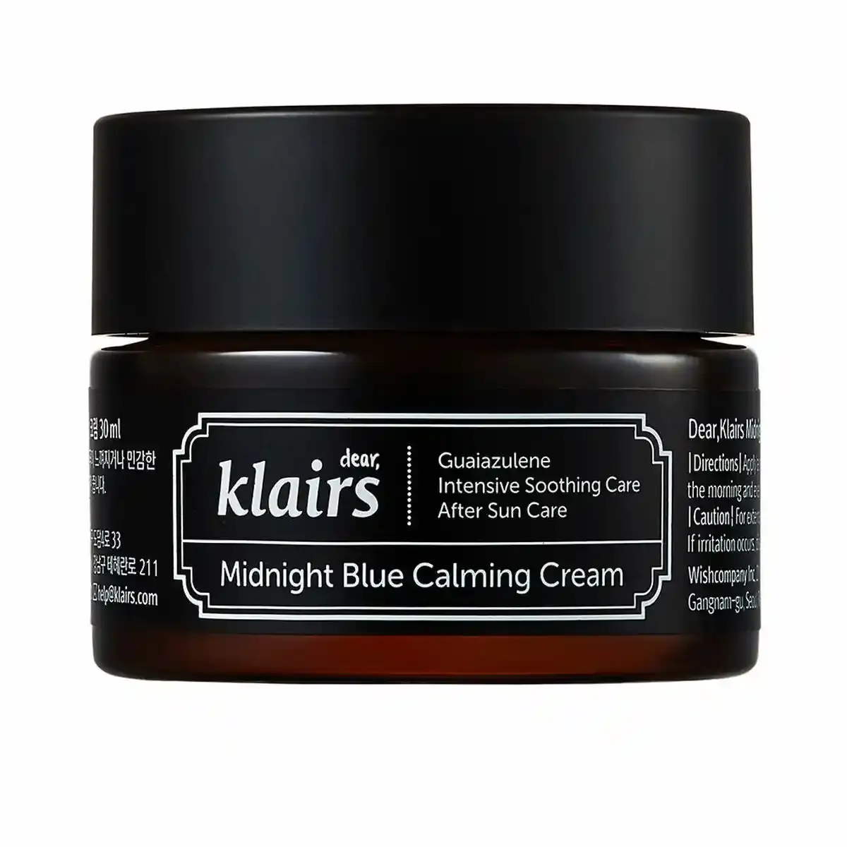 Creme apaisante klairs bleu nuit 30 ml _2383. DIAYTAR COTE D'IVOIRE - Où Choisir Devient un Acte de Découverte. Découvrez notre gamme et choisissez des produits qui éveillent votre curiosité et élargissent vos horizons.