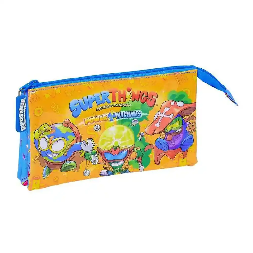 Fourre-tout SuperThings Bleu Multicolore (22 x 30 x 12 cm). SUPERDISCOUNT FRANCE