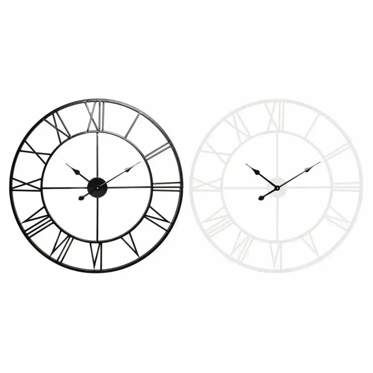 Horloge murale dkd home decor metal noir 80 x 3 x 80 cm blanc 2 unites _6274. DIAYTAR COTE D'IVOIRE - Où la Qualité et la Diversité Fusionnent. Explorez notre boutique en ligne pour découvrir une gamme variée de produits qui incarnent l'excellence et l'authenticité.