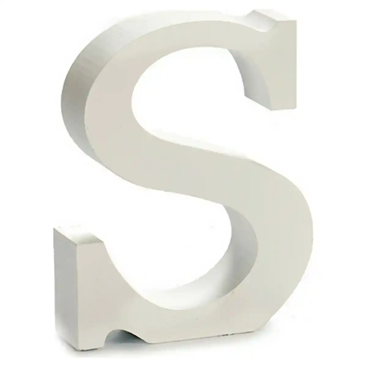 Lettre S 8430852240576 Bois 16 x 14,5 cm. SUPERDISCOUNT FRANCE