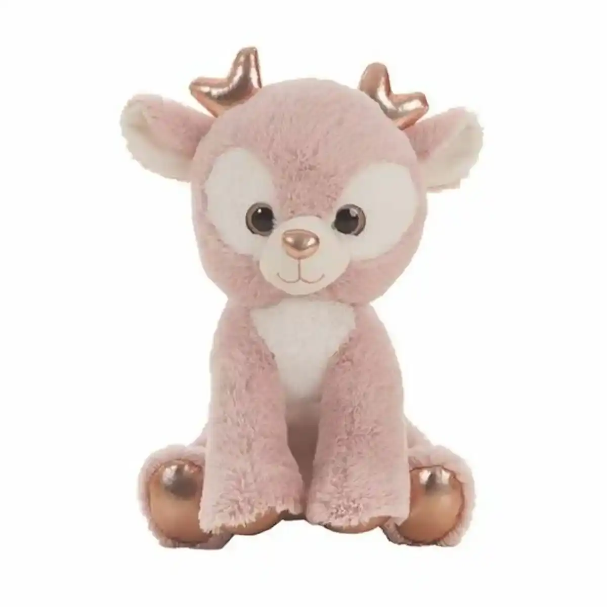 Peluche Renne Rose Acrylique (28 cm) (28 cm). SUPERDISCOUNT FRANCE