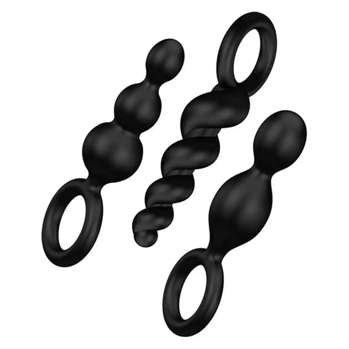 soiree booty plug set 3 x noir satisfyer booty call_1592. DIAYTAR COTE D'IVOIRE - Où l'Élégance se Mêle à l'Authenticité. Naviguez à travers notre boutique en ligne et choisissez des produits qui incarnent le style et la tradition du Côte d'Ivoire.