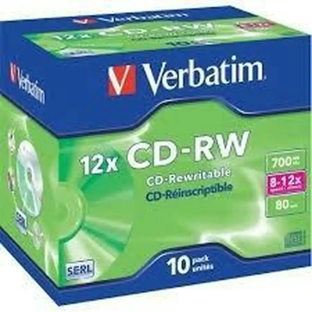  verbatim 10 unites 700 mb 12x_9518. DIAYTAR COTE D'IVOIRE - L'Art de Vivre le Shopping Authentique. Découvrez notre boutique en ligne et trouvez des produits qui célèbrent la culture et l'héritage du Côte d'Ivoire.