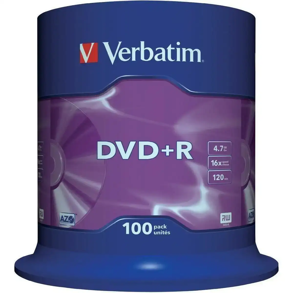  verbatim 100 unites_1587. DIAYTAR COTE D'IVOIRE - Où le Shopping Devient une Aventure Culturelle. Plongez dans notre univers de produits qui célèbrent l'héritage et l'artisanat du Côte d'Ivoire.