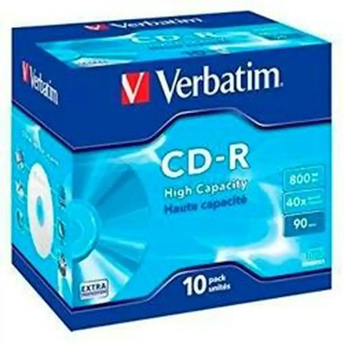  verbatim high capacity 10 unites 40x 800 mb_1587. Découvrez DIAYTAR COTE D'IVOIRE - Où l'Élégance Rencontre la Variété. Parcourez notre collection et trouvez des trésors cachés qui ajoutent une touche de sophistication à votre vie quotidienne.
