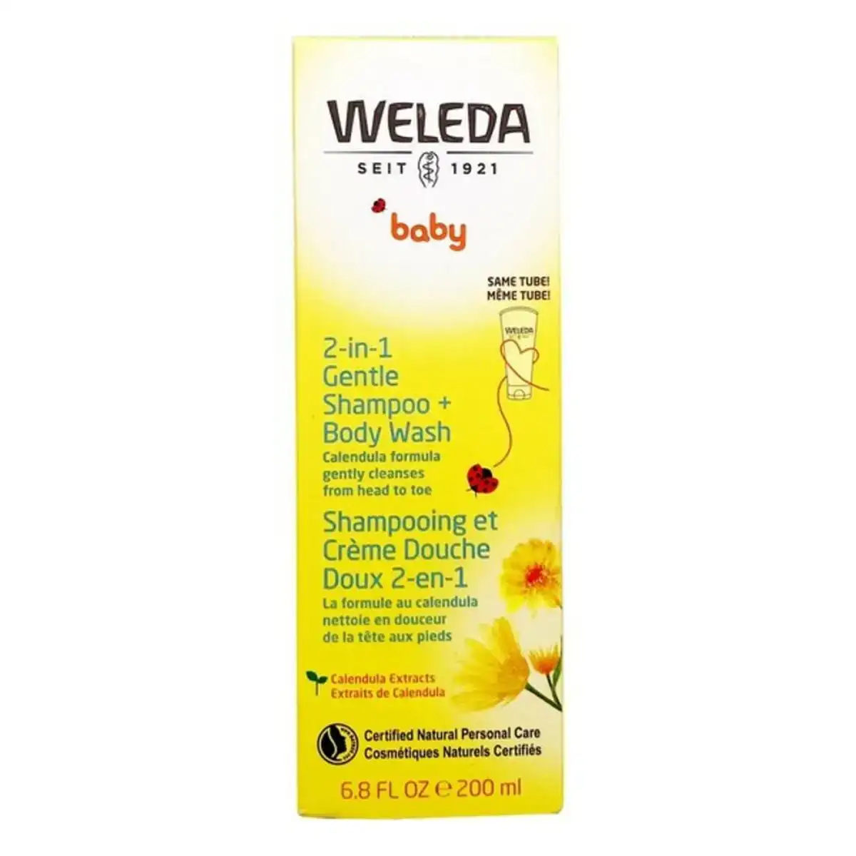 2 in 1 gel et shampooing baby weleda calendula 200 ml _8213. Bienvenue sur DIAYTAR COTE D'IVOIRE - Où Chaque Article a son Histoire. Découvrez notre sélection méticuleuse de produits qui racontent l'authenticité et la beauté du Côte d'Ivoire.