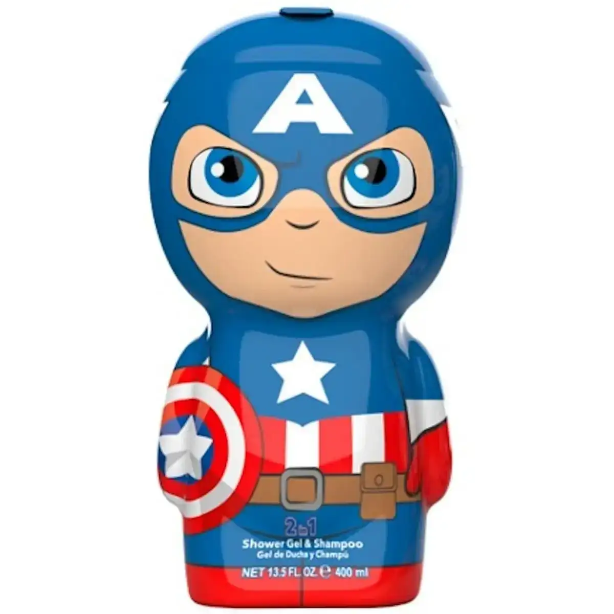 2 in 1 gel et shampooing the avengers captain america 400 ml_6137. DIAYTAR COTE D'IVOIRE - L'Art de Vivre le Shopping Authentique. Découvrez notre boutique en ligne et trouvez des produits qui célèbrent la culture et l'héritage du Côte d'Ivoire.