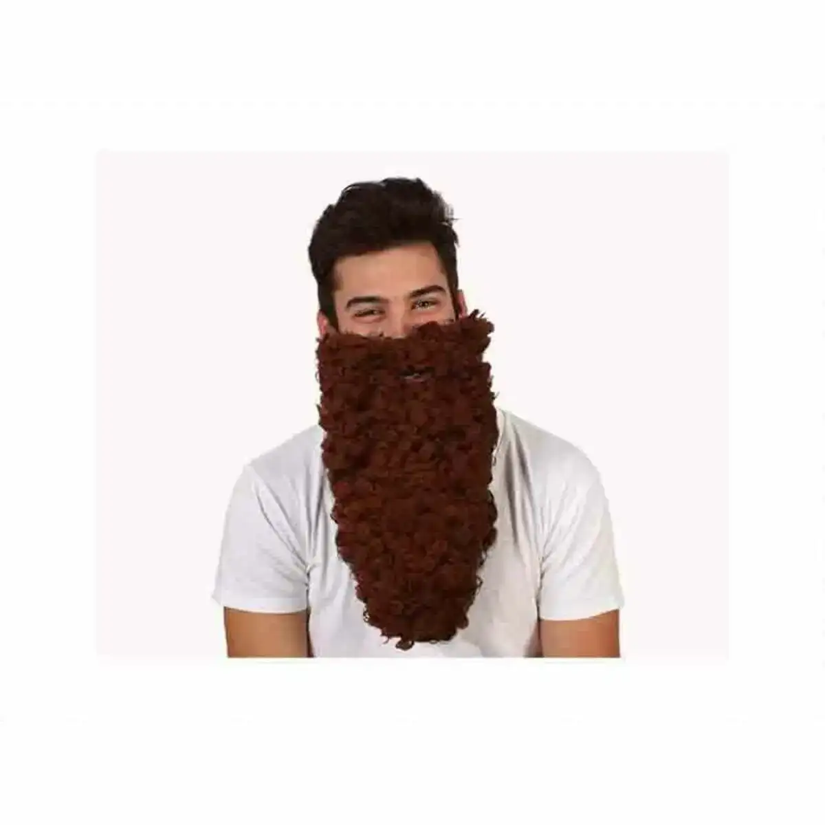 Accessoire de costumes curly marron barbe moustache_3783. DIAYTAR COTE D'IVOIRE - Votre Pass vers la Découverte. Explorez notre boutique en ligne et plongez dans un voyage à travers des produits authentiques et contemporains, tous réunis sous un même toit.