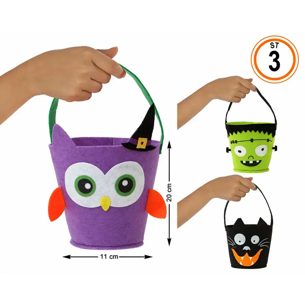 Accessoire de costumes halloween seau 20 x 11 cm 20 cm_9889. DIAYTAR COTE D'IVOIRE - Votre Destinée Shopping Personnalisée. Plongez dans notre boutique en ligne et créez votre propre expérience de shopping en choisissant parmi nos produits variés.