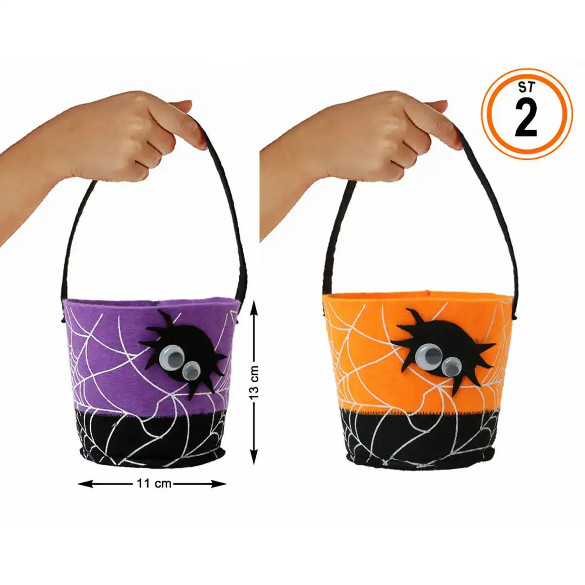 Accessoire de costumes seau araignee 13 x 11 cm 13 cm_5240. DIAYTAR COTE D'IVOIRE - Votre Destination Shopping de Confiance. Naviguez à travers notre boutique en ligne et profitez d'une sélection soigneusement choisie de produits qui répondent à toutes vos exigences.
