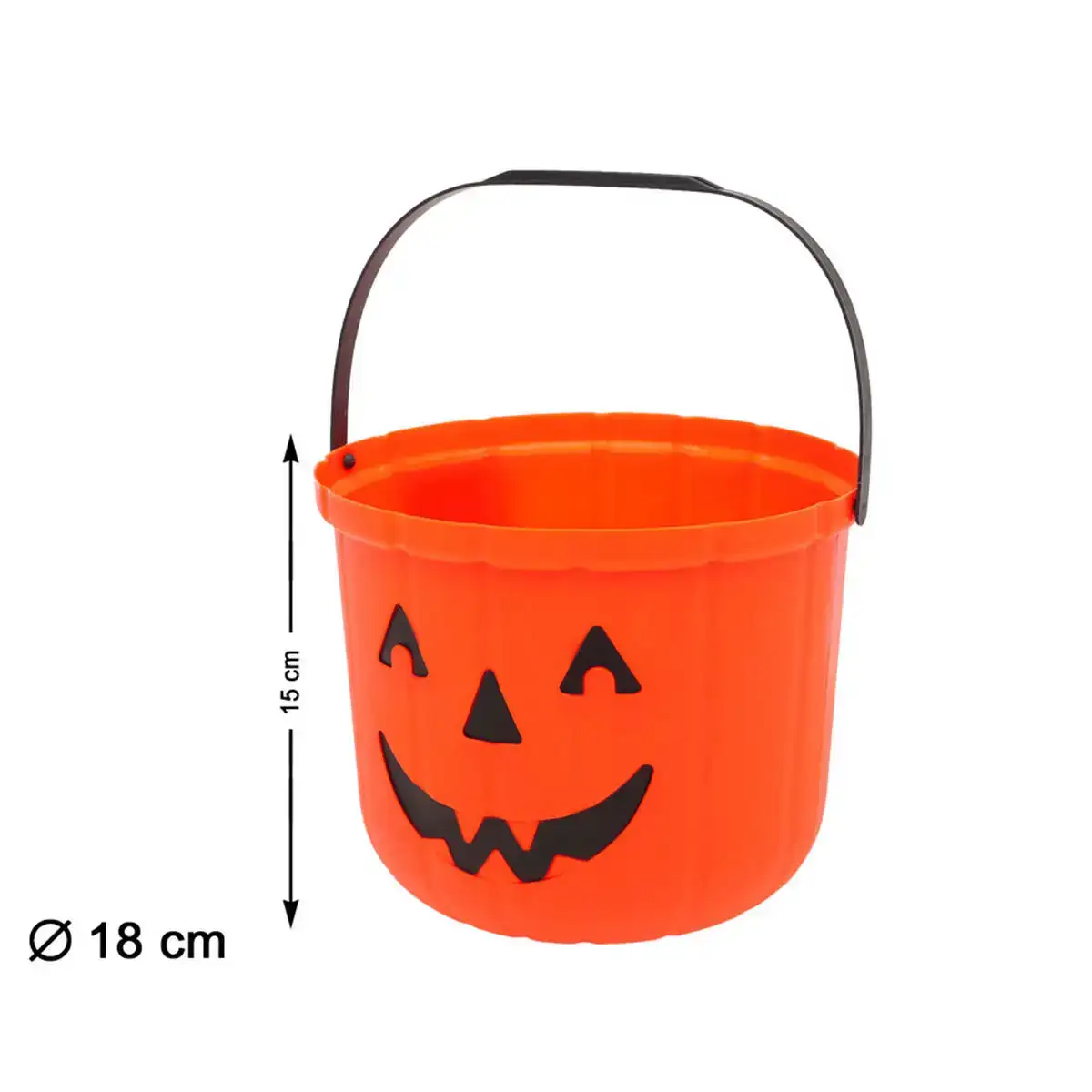 Accessoire de costumes seau o 18 cm citrouille orange_9297. Bienvenue chez DIAYTAR COTE D'IVOIRE - Où Votre Shopping Prend Vie. Découvrez notre univers et dénichez des trésors qui ajoutent de la couleur à votre quotidien.