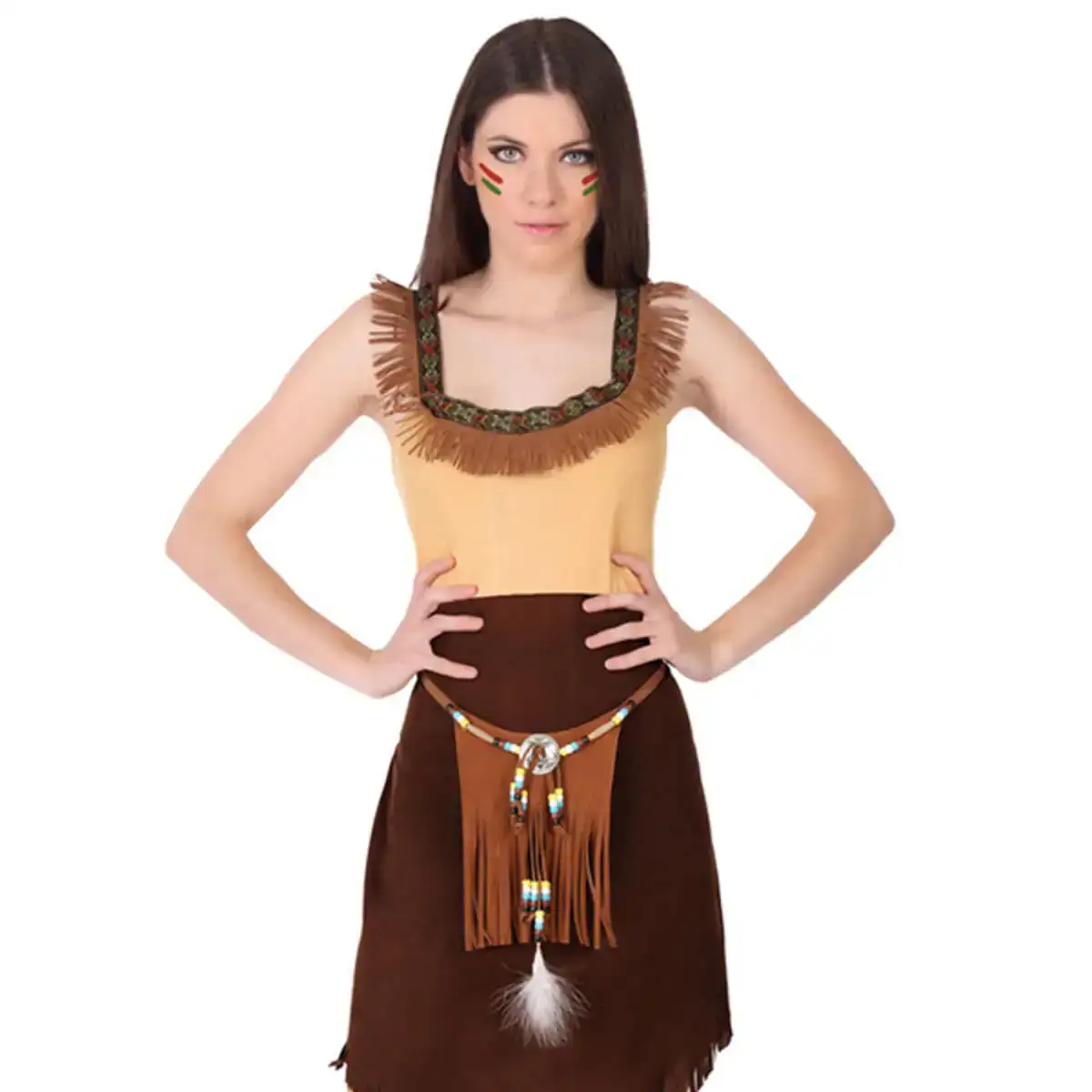 Accessoires de costumes marron amerindien_5885. DIAYTAR COTE D'IVOIRE - Là où Chaque Achat a du Sens. Explorez notre gamme et choisissez des produits qui racontent une histoire, votre histoire.