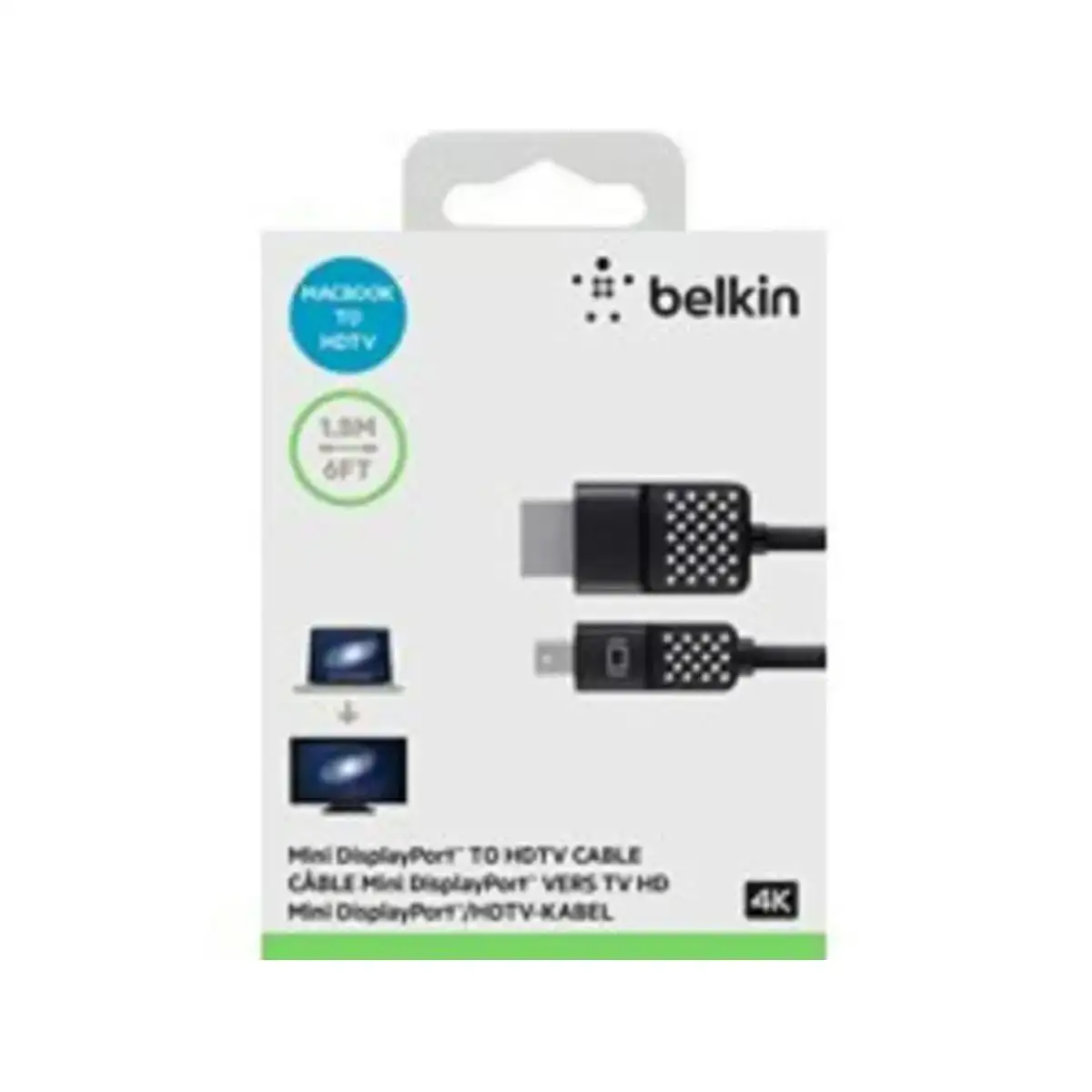 Adaptateur displayport vers hdmi belkin f2cd080bt06 noir_2572. DIAYTAR COTE D'IVOIRE - Là où Chaque Achat a du Sens. Explorez notre gamme et choisissez des produits qui racontent une histoire, du traditionnel au contemporain.