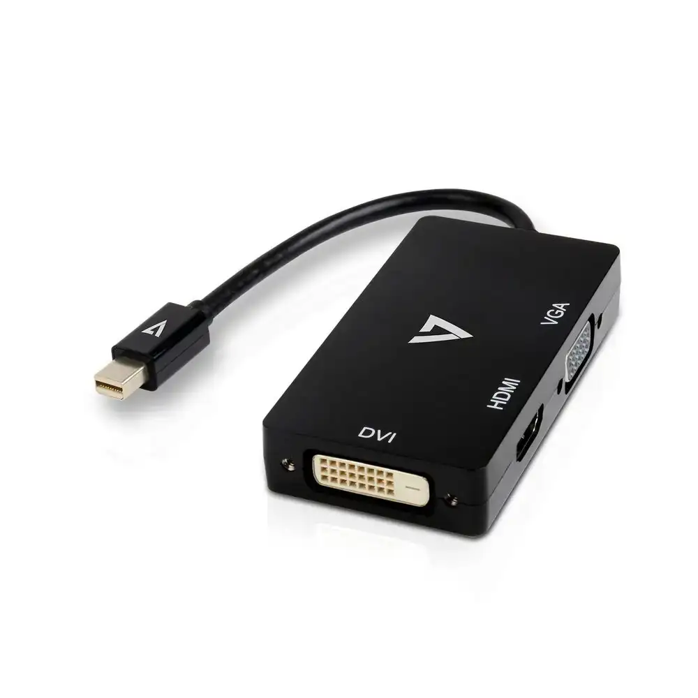 Adaptateur mini displayport vers vga dvi hdmi v7 v7mdp vgadvihdmi 1e noir_7879. DIAYTAR COTE D'IVOIRE - Votre Escale Shopping incontournable. Explorez notre boutique en ligne et dénichez des trésors qui reflètent la richesse culturelle et la modernité du Côte d'Ivoire.