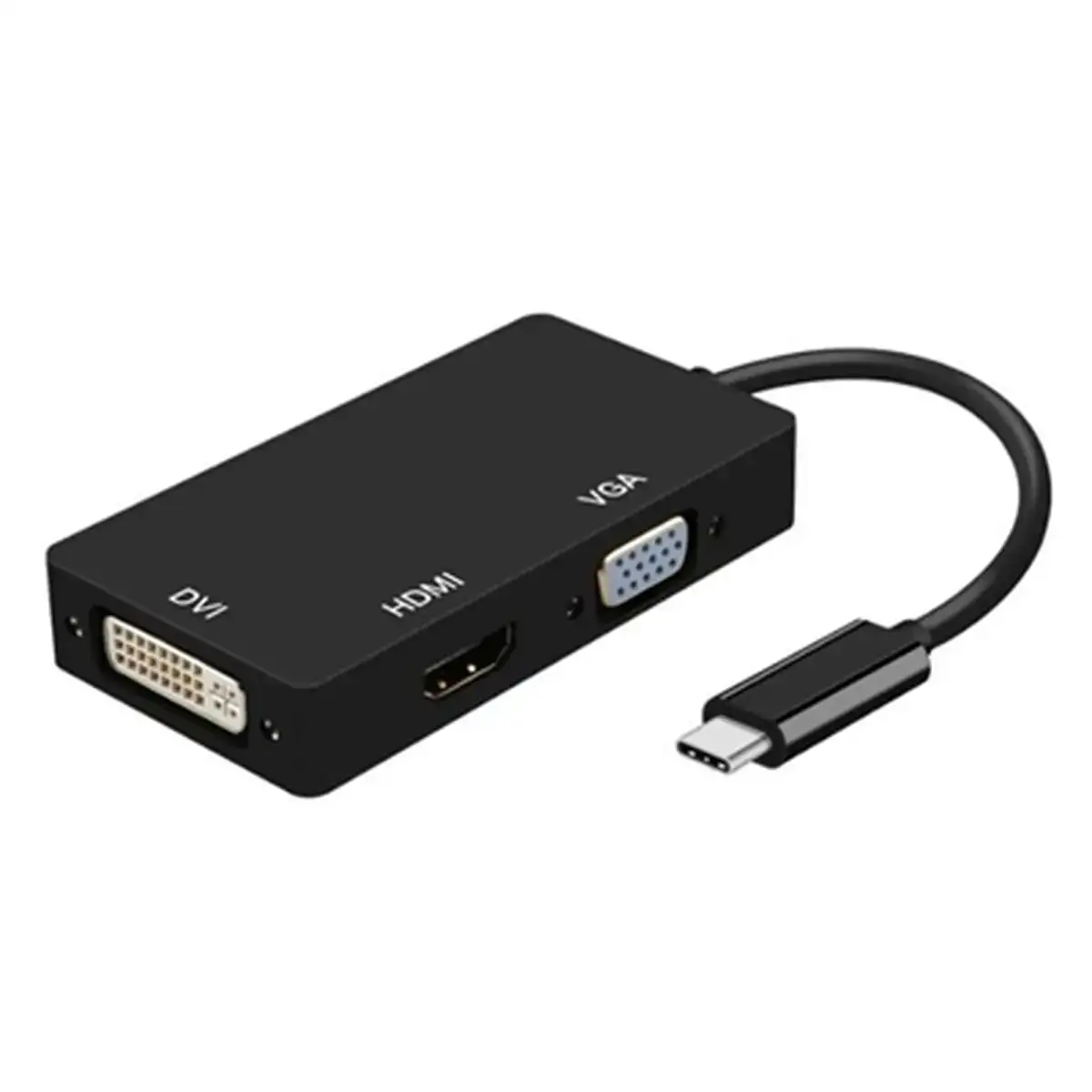 Adaptateur usb c vers vga hdmi dvi aisens a109 0343 noir 15 cm_1178. DIAYTAR COTE D'IVOIRE - Votre Destination Shopping de Confiance. Naviguez à travers notre boutique en ligne et profitez d'une sélection soigneusement choisie de produits qui répondent à toutes vos exigences.