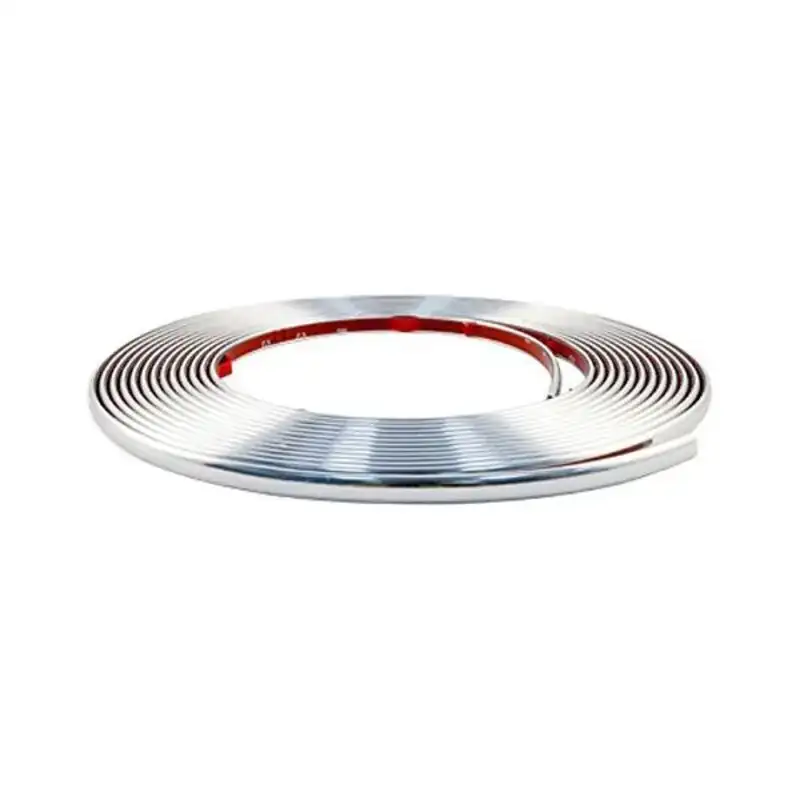 Adhesif de finition chrome 12 mm x 8 m _8616. DIAYTAR COTE D'IVOIRE - Là où Chaque Achat a du Sens. Explorez notre gamme et choisissez des produits qui racontent une histoire, du traditionnel au contemporain.