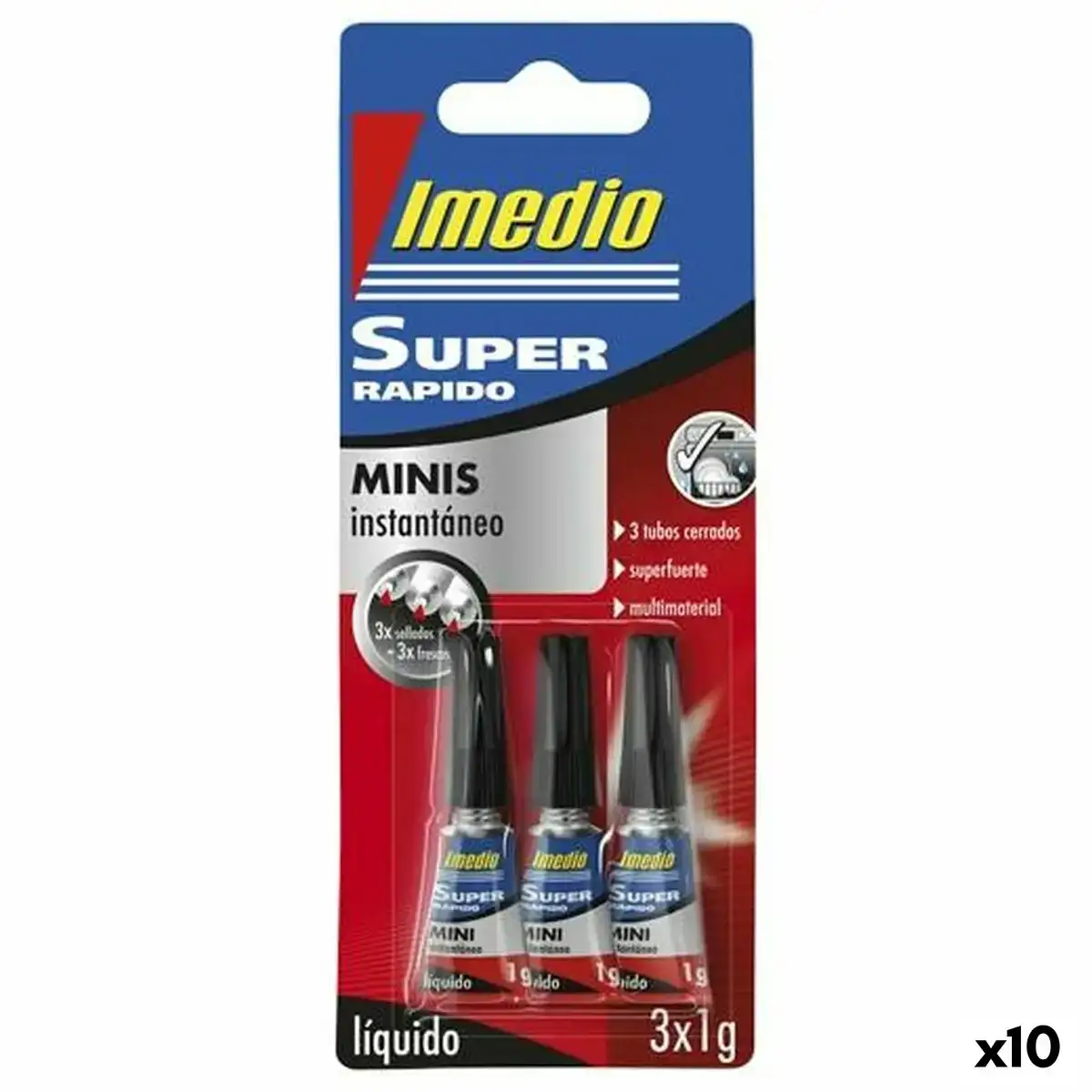 Adhesif instantane imedio super minis 10 unites _7690. Bienvenue chez DIAYTAR COTE D'IVOIRE - Où Chaque Objet a sa Propre Histoire. Découvrez notre sélection soigneusement choisie et choisissez des produits qui racontent le patrimoine sénégalais.