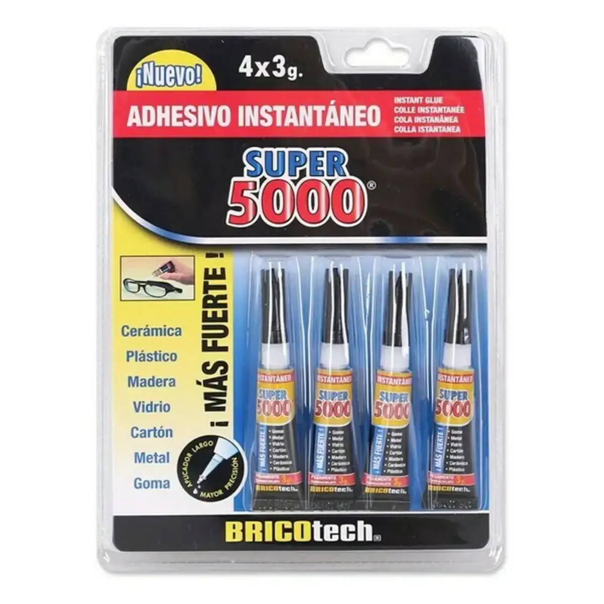 Adhesif instantane super 5000 4 uds _7081. Entrez dans l'Univers de DIAYTAR COTE D'IVOIRE - Où Choisir est un Voyage. Explorez notre gamme diversifiée et trouvez des articles qui répondent à tous vos besoins et envies.