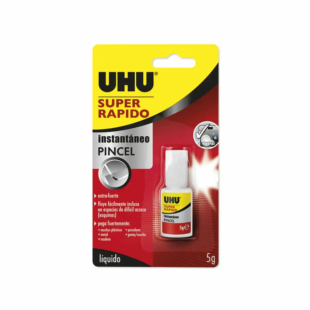 Adhesif instantane uhu 36581 pinceau 5 g _7937. DIAYTAR COTE D'IVOIRE - Là où Chaque Produit Est une Trouvaille. Parcourez notre catalogue diversifié et découvrez des articles qui enrichiront votre quotidien, du pratique à l'insolite.