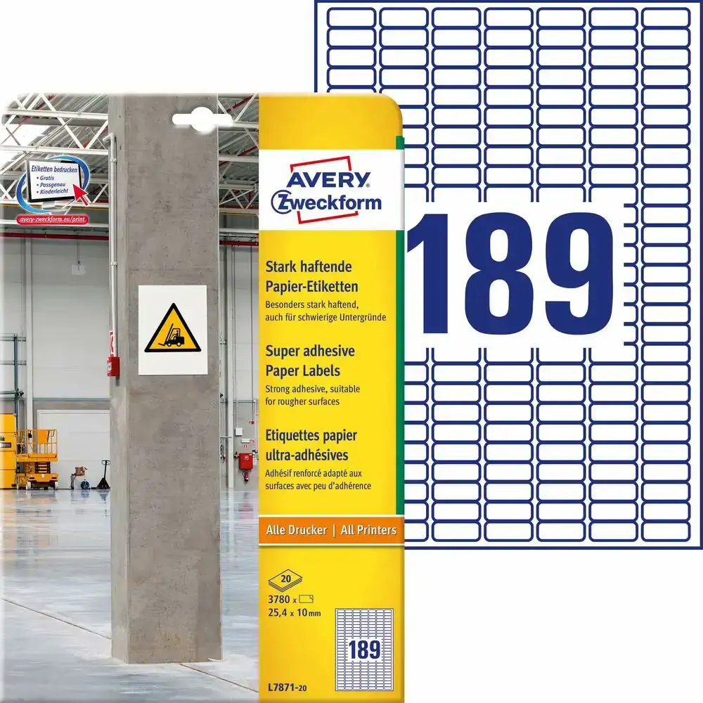 Adhesifs avery l7871 20 reconditionne a _8249. DIAYTAR COTE D'IVOIRE - Là où Chaque Produit a son Propre Éclat. Explorez notre boutique en ligne et trouvez des articles qui ajoutent de la brillance à votre quotidien.