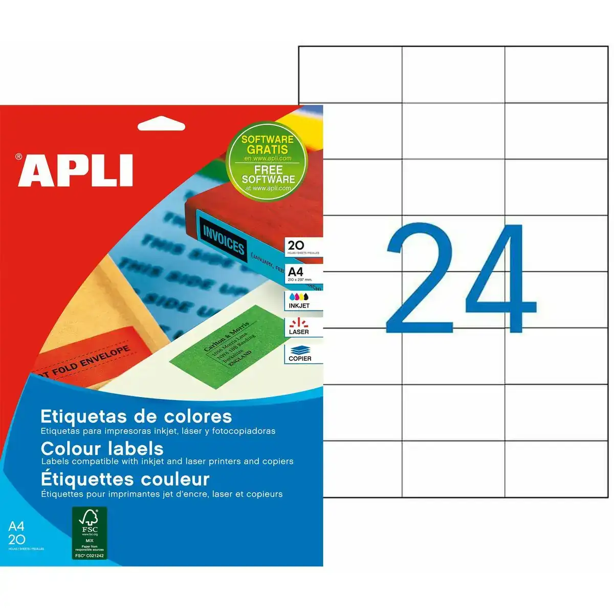 Adhesifs etiquettes apli 70 x 37 mm rouge a4 20 volets_6149. Découvrez DIAYTAR COTE D'IVOIRE - Là où le Choix Rencontre la Qualité. Parcourez notre gamme diversifiée et choisissez parmi des produits conçus pour exceller dans tous les aspects de votre vie.