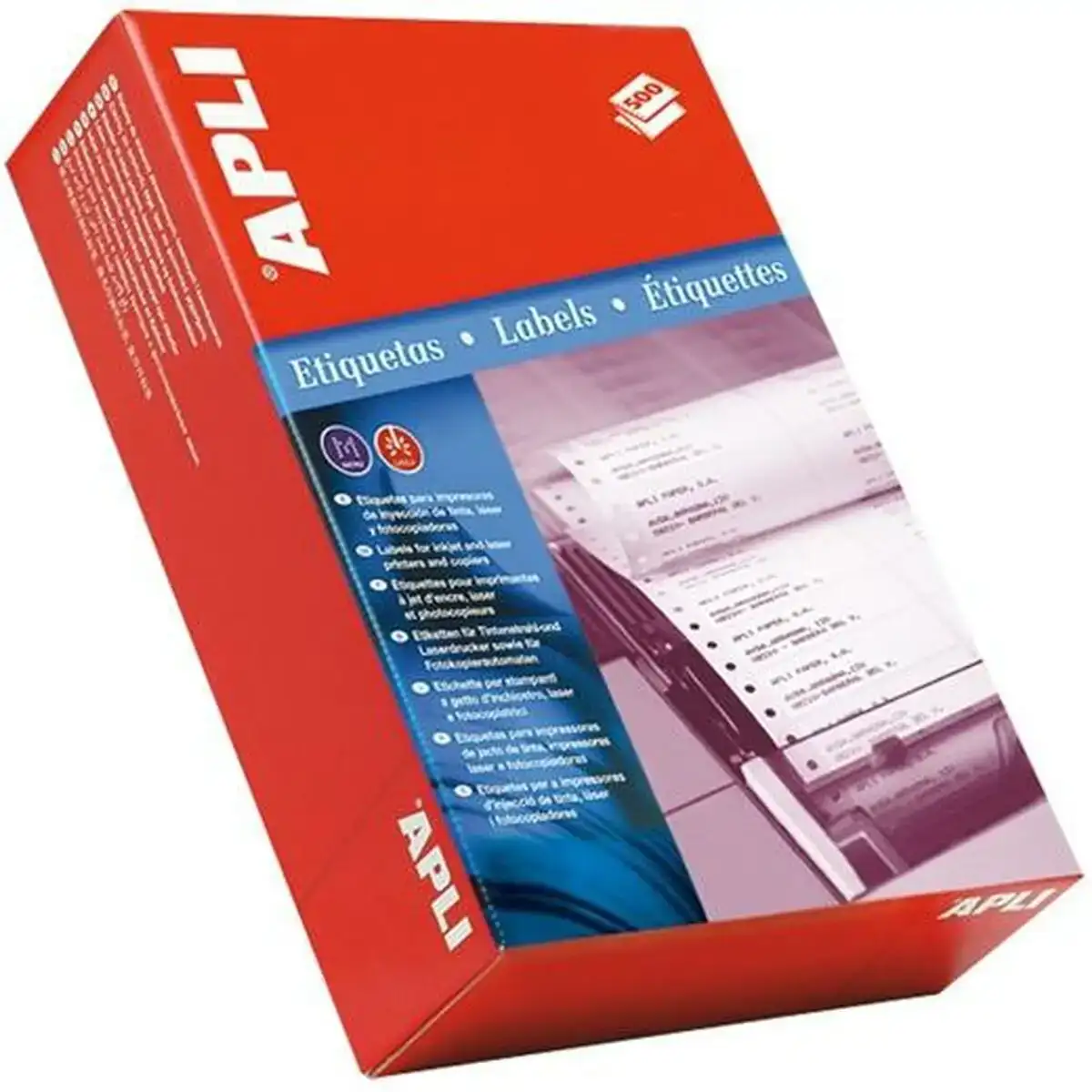 Adhesifs etiquettes apli imprimante matricielle 500 volets 88 9 x 23 3 mm blanc_6332. DIAYTAR COTE D'IVOIRE - Où Chaque Détail Compte. Parcourez nos produits soigneusement sélectionnés et choisissez des articles qui correspondent à votre style et à vos valeurs.