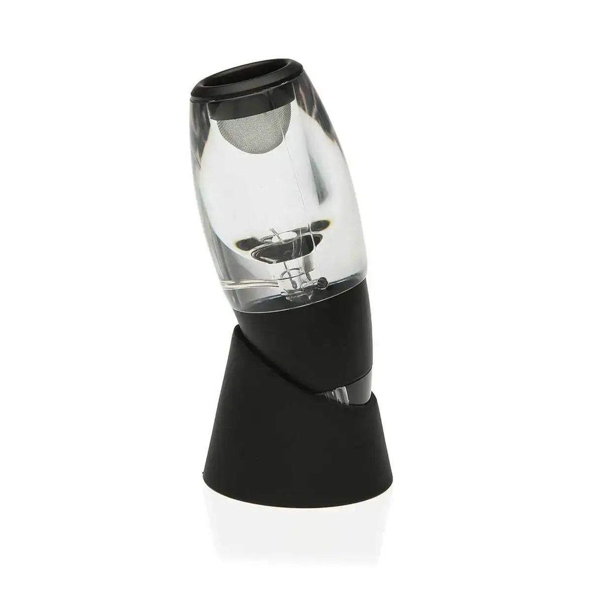 Aerateur de vin versa noir transparent plastique_2090. DIAYTAR COTE D'IVOIRE - Votre Destination pour un Shopping Éclairé. Parcourez notre boutique en ligne pour découvrir des produits de qualité qui embelliront votre quotidien.