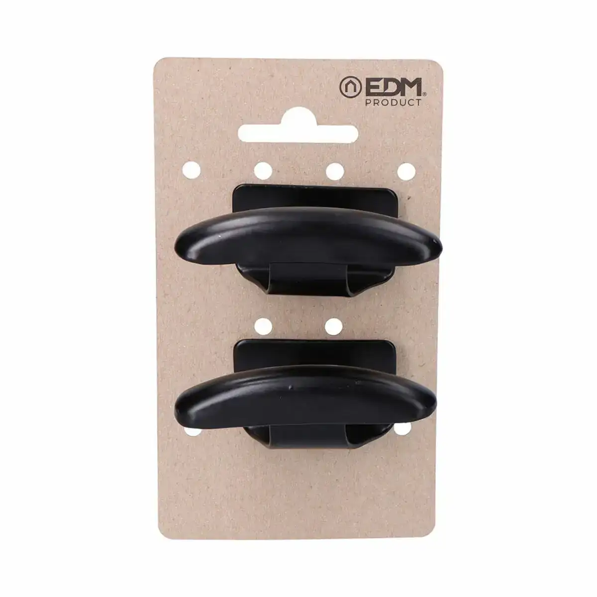 Affichette de poignee de porte edm 2 unites vetements noir acier_3911. DIAYTAR COTE D'IVOIRE - L'Art de Vivre en Couleurs et en Styles. Parcourez notre sélection et trouvez des articles qui reflètent votre personnalité et votre goût pour la vie.