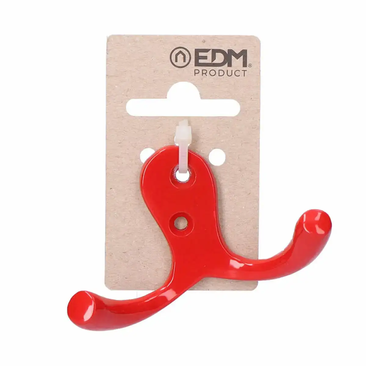Affichette de poignee de porte edm double rouge aluminium_9900. DIAYTAR COTE D'IVOIRE - L'Art de Vivre le Shopping Authentique. Découvrez notre boutique en ligne et trouvez des produits qui incarnent la passion et le savoir-faire du Côte d'Ivoire.