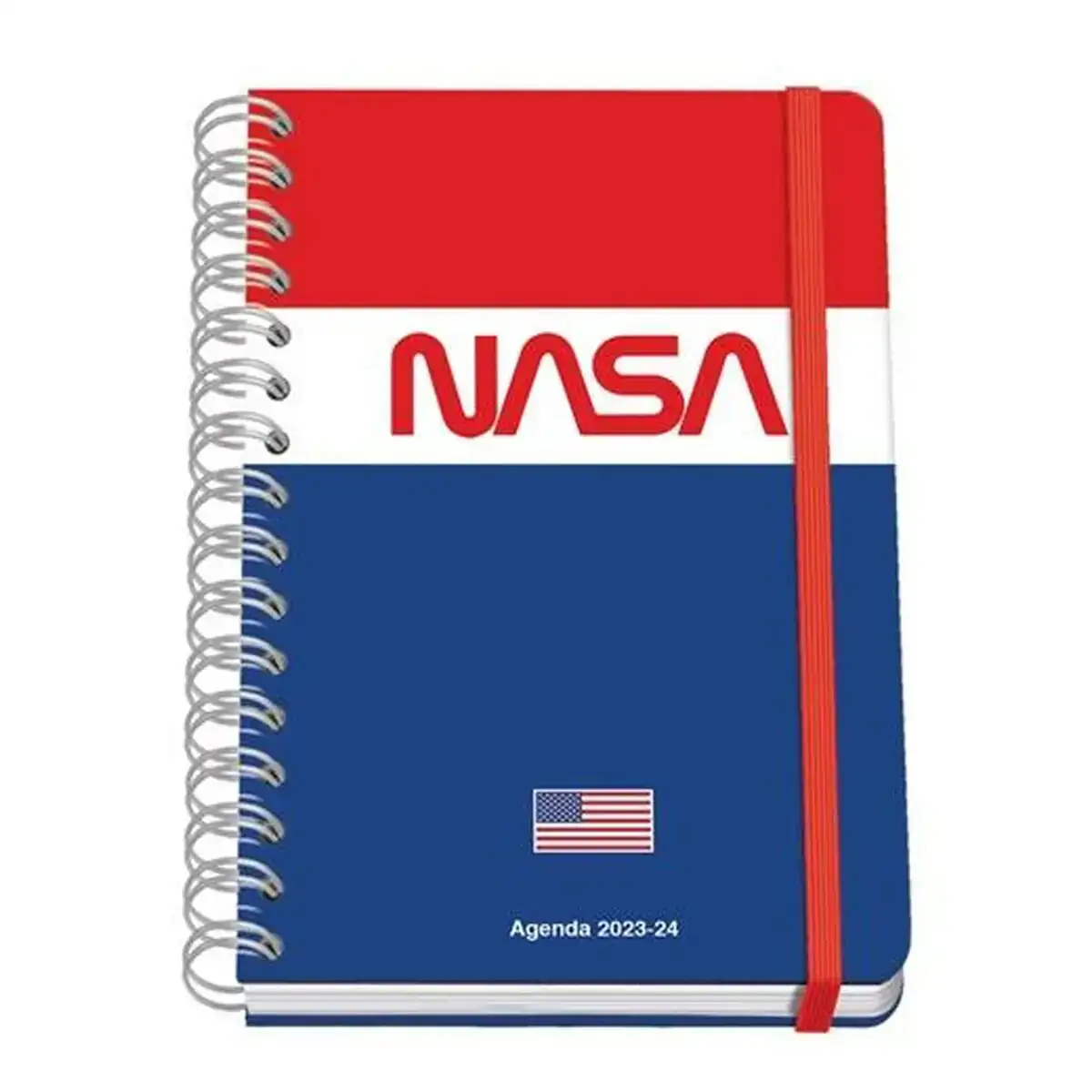 Agenda dohe nasa flag 2023 2024 a5 multicouleur 15 x 21 cm_3213. DIAYTAR COTE D'IVOIRE - L'Art de Choisir, l'Art de S'émerveiller. Explorez notre gamme de produits et laissez-vous émerveiller par des créations authentiques et des designs modernes.