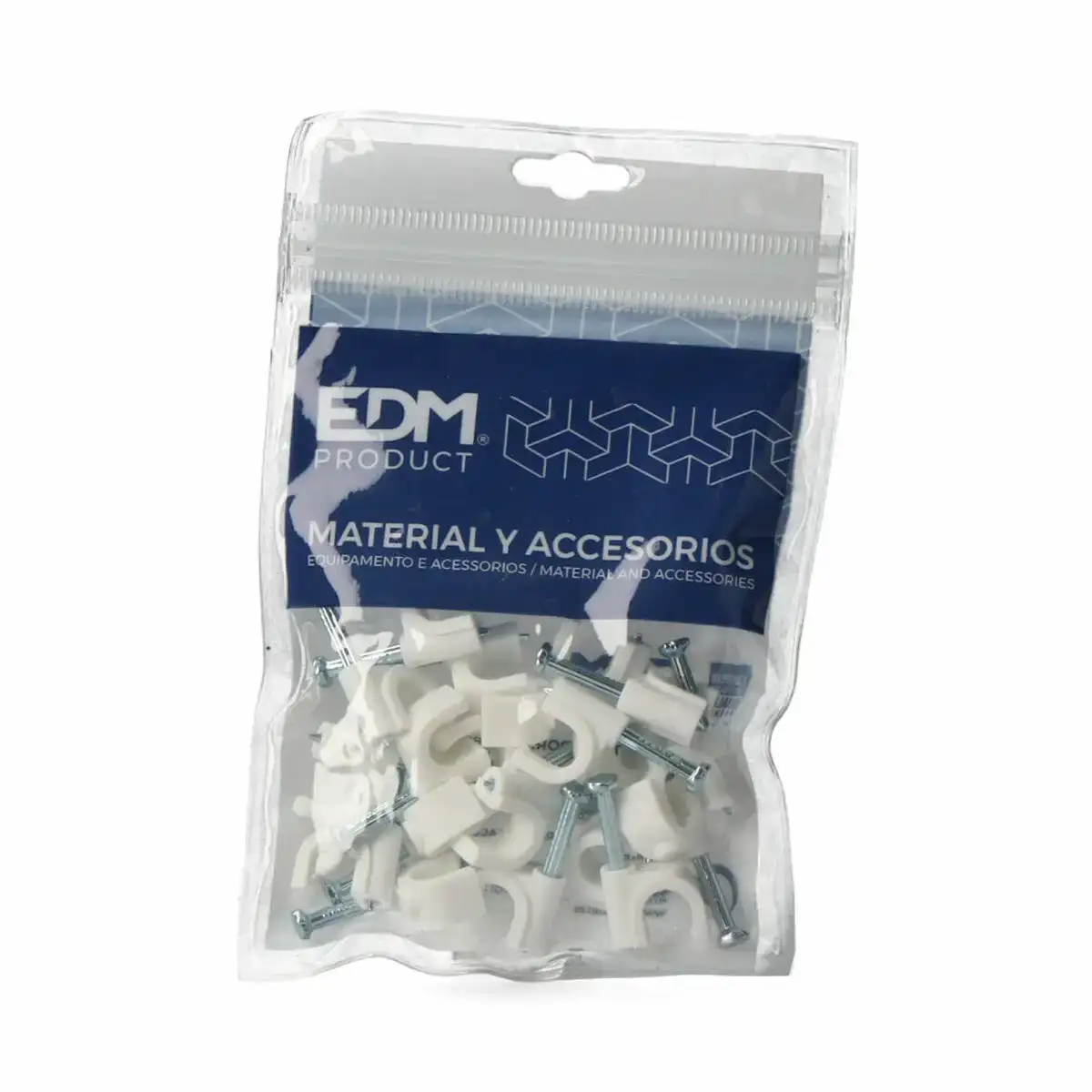 Agrafes edm 2 x 1 5 mm blanc cables 20 unites_6676. Entrez dans l'Univers de DIAYTAR COTE D'IVOIRE - Où Chaque Produit a son Histoire. Explorez notre catalogue et découvrez des trésors qui racontent la riche culture du Côte d'Ivoire.