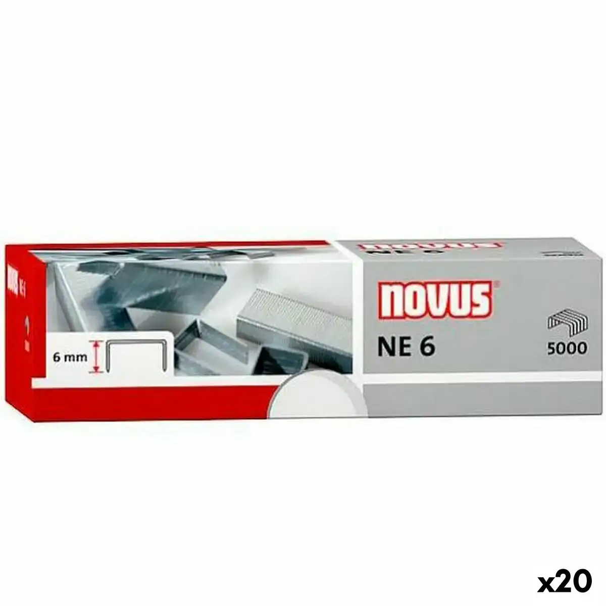 Agrafes novus ne 6 electric 5000 pieces 20 unites _6618. DIAYTAR COTE D'IVOIRE - Votre Destination de Shopping Authentique au Côte d'Ivoire. Plongez dans notre boutique en ligne pour découvrir des produits qui célèbrent la riche culture et l'artisanat du pays.
