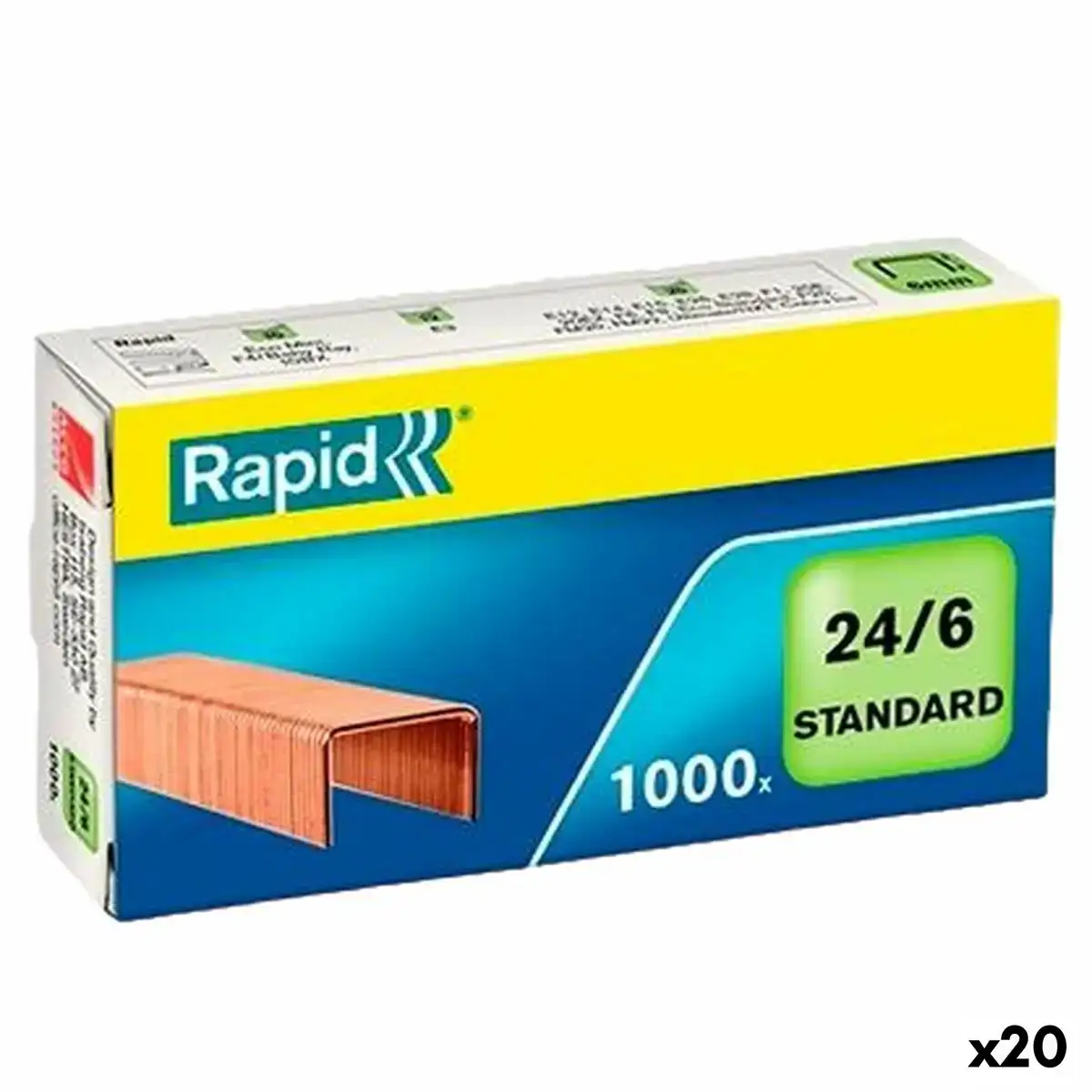 Agrafes rapid standard 24 6 6 mm 20 unites _5515. DIAYTAR COTE D'IVOIRE - L'Art de Vivre en Couleurs. Découvrez notre boutique en ligne et trouvez des produits qui ajoutent une palette vibrante à votre quotidien.