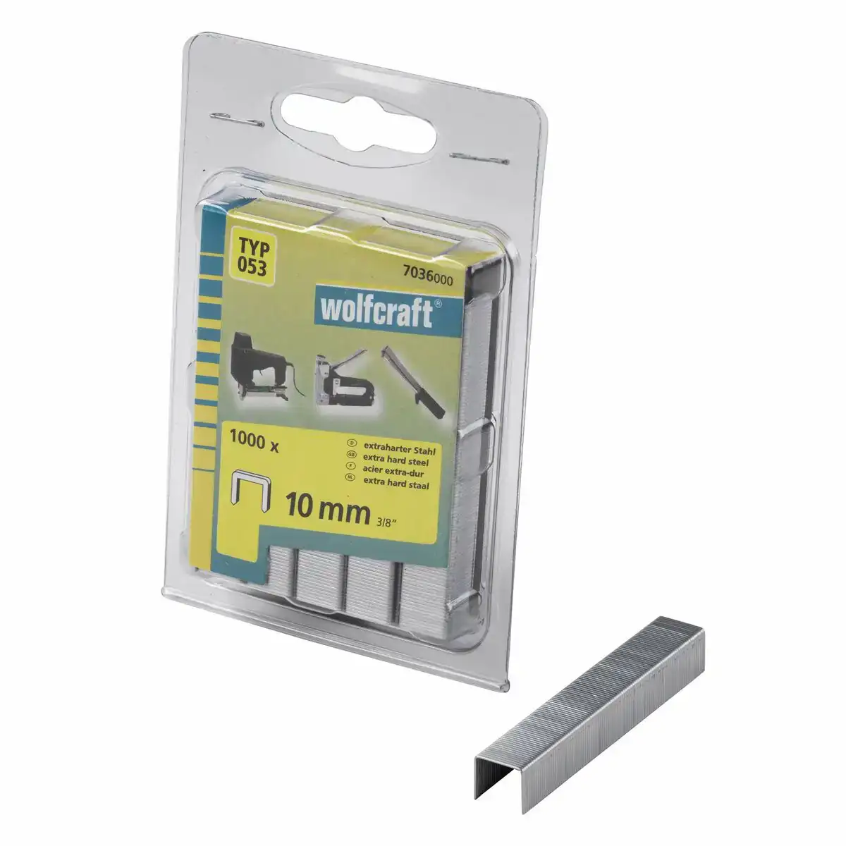 Agrafes wolfcraft 7036000 1000 unidades no 053_6332. Entrez dans le Monde de DIAYTAR COTE D'IVOIRE - Où la Satisfaction est la Priorité. Explorez notre sélection pensée pour vous offrir une expérience de shopping qui va au-delà de vos attentes.
