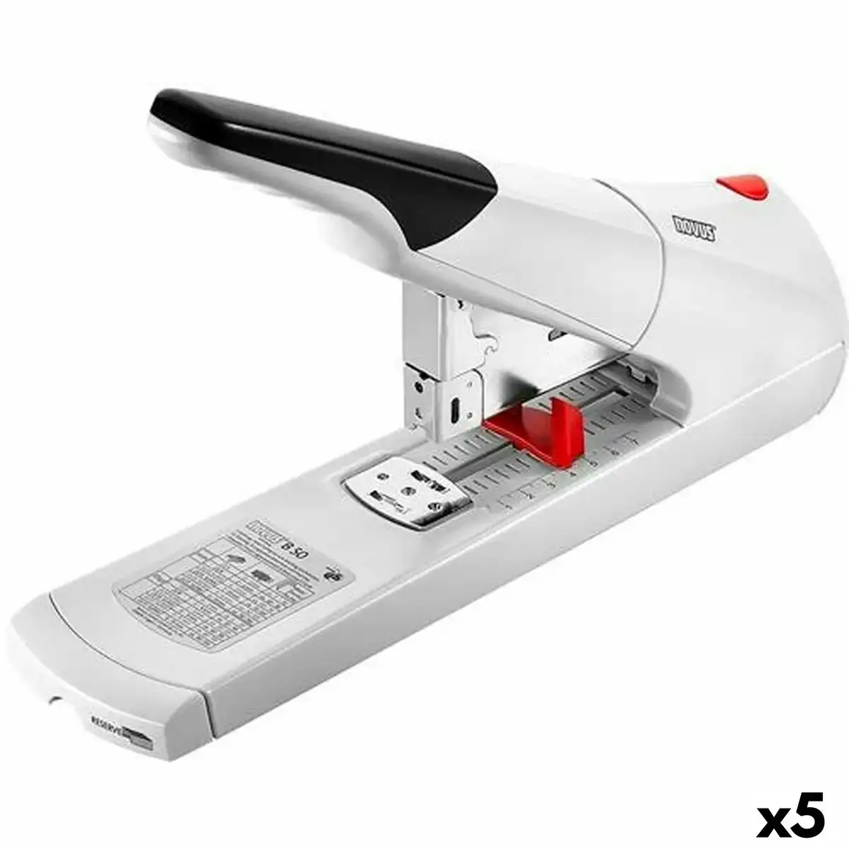 Agrafeuse novus b50 ergonomique gris 5 unites _1579. DIAYTAR COTE D'IVOIRE - Votre Passage vers l'Exceptionnel. Explorez notre boutique en ligne, où chaque produit est choisi avec soin pour offrir une expérience de shopping inoubliable.